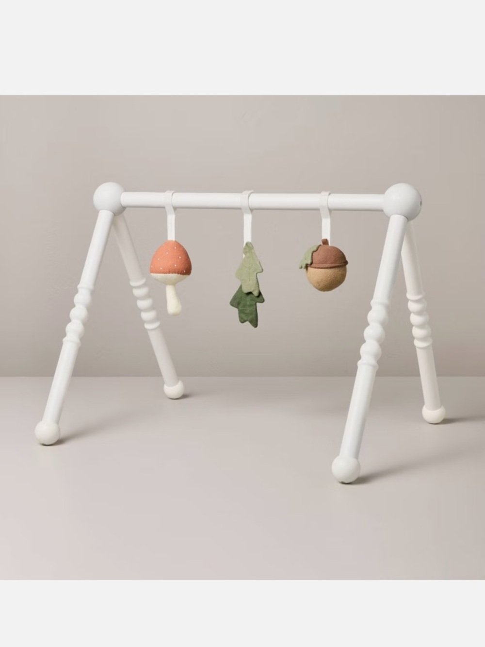 NEW Woodland Wooden Play Gym with Soft Toys White - Hearth & Hand with Magnolia